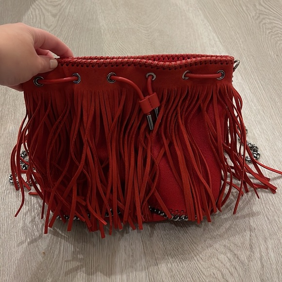 Stella McCartney 'Falabella Sun' fringed bucket shoulder bag - Picture 2 of 6